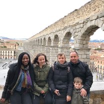 Segovia w/my host family