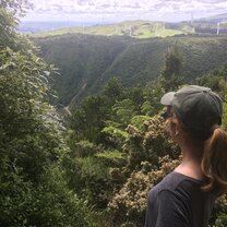 Looking out over Manawatu Gorge Massey Study Abroad, Manawatu Gorge