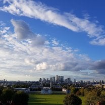 London skyline from Royal Observatory