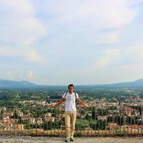 A view of Palestrina, Italy