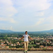 A view of Palestrina, Italy