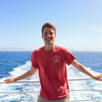 Ferry ride from Athens to Aegina Island, Greece