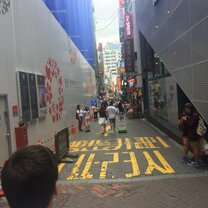 Myeongdong shopping place street view