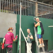 Volunteers Painting