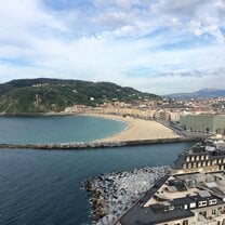 View of Playa Zurriola