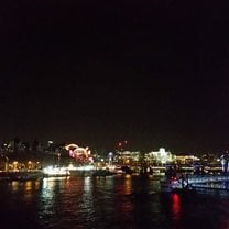 London at night