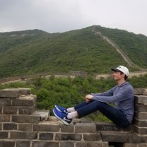 On the Great Wall! A childhood dream come true