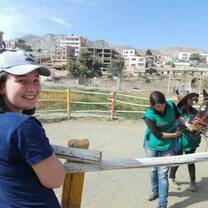 A volunteer in Bolivia 
