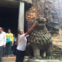 These are temples in Cambodia