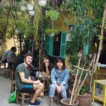 with locals!