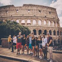 Group pic at Colloseum
