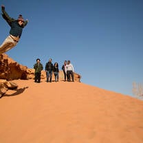 Wadi Rum, Sand dunes, Kivu Gap Year, Petra