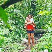 Piggy back through the rainforest. 