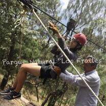Zip-lining in Tapalpa