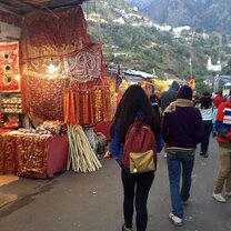 Small Temple Hiking up to the famous Vaishno Devi temple