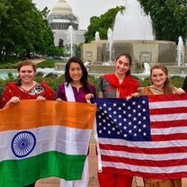 the K-L YES Abroad India girls 2015-16