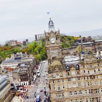 View from Scott Monument, Edinburgh View from Scott Monument, Edinburgh