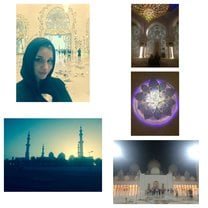 Sheikh Zayed Grand Mosque in Abu Dhabi 