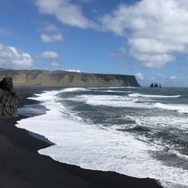 Beautiful black sand beaches