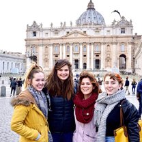 A visit to the Vatican City with my friends