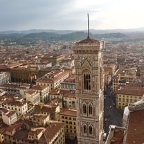 This picture was taken at the top of the heart of Florence; the Duomo. I climbed the 463 steps to the top and looked over the entire city. It was one of prettiest views I've ever seen. 