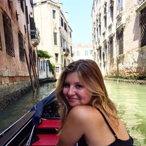My friends I met from the same program with CISabroad and I decided to take a day trip to Venice. This was one of my favorite days because we were able to see a new side of Italy, and explore deeper into the culture. This picture was taking on a gondola ride through the canals.  