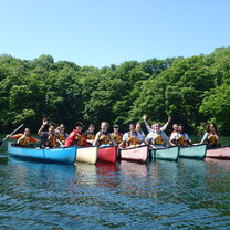 Canoeing in Fukushima