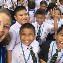 Teacher Appreciation Ceremony at Sriwittayapaknam School in Samut Prakan, Thailand