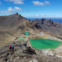 Emerald Lakes, the Tongariro Crossing Emerald Lakes, the Tongariro Crossing