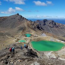 Emerald Lakes, the Tongariro Crossing