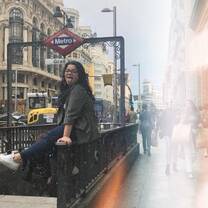 It's like Madrid's Times Square, amazing. 