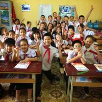 Hanoi Vietnam School Children Teaching