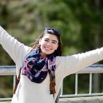 Silvia from Mexico during her study and work experience in Vancouver
