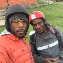 Dad and I paragliding in Sopo, Colombia