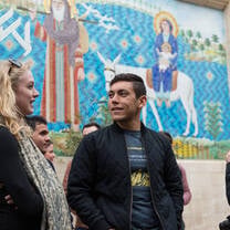 Students sightseeing