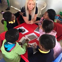 The children are nothing but smiles and are always eager to learn.