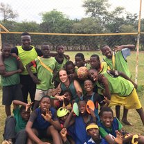 These boys love playing football, fun was had by all