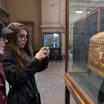 Students visit to the Egyptian Museum Students visit to the Egyptian Museum