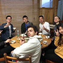 Celebrating my birthday in a village on top of Zhangjiajie with some new friends