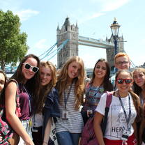 Tower bridge with friends