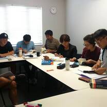 students at desks