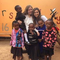 We taught at a local nursery 4 days a week teaching them English, singing songs and playing games.