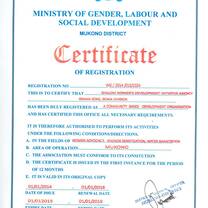 Certificate issued to us to operate 