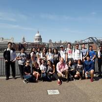 group of students outside