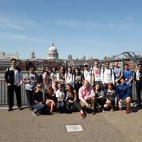 group of students outside