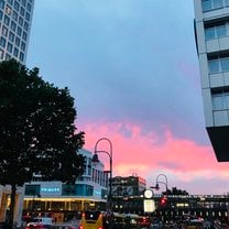 Cotton Candy clouds