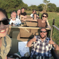 On game drive...