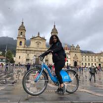 At La plaza Bolivar 