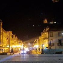 Night view of Viana Do Castelo, Portugal