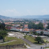 View from the top floor of the hospital